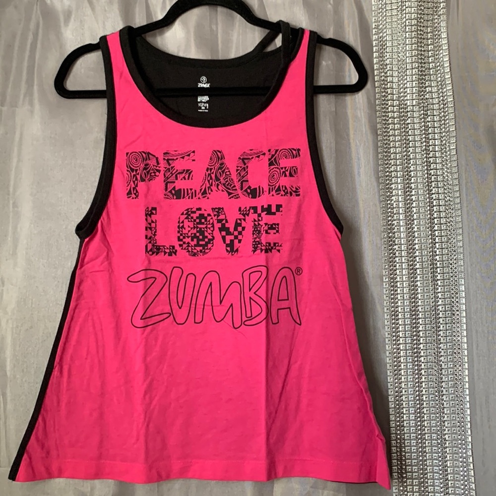 Peace love Zumba loose top